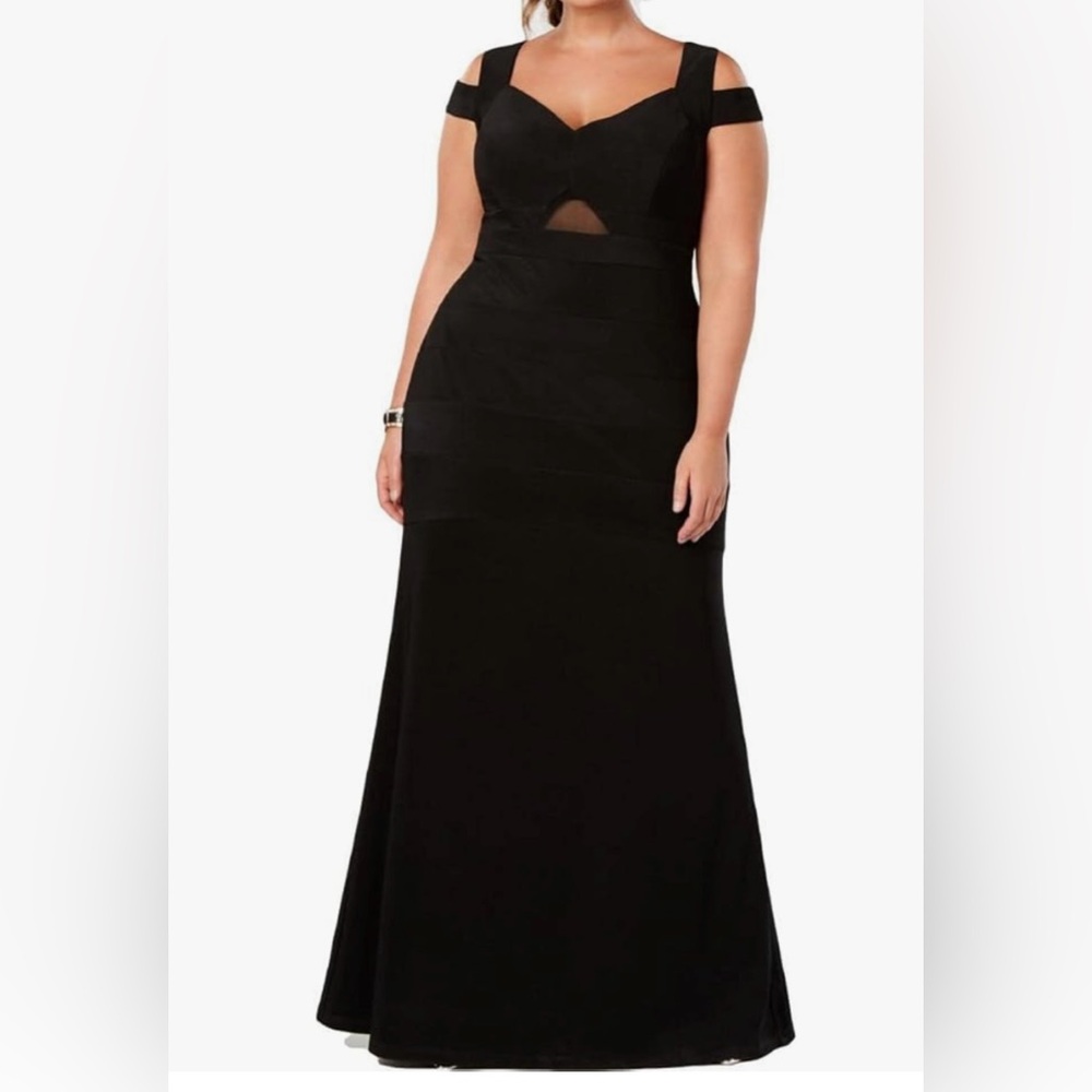 Emerald Sundae Women Black Prom Gown Dress Size 22